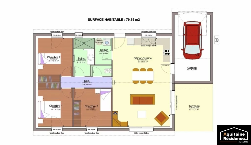 Aquitaine Residence CONSTRUCTION MAISON LANGON Realisations 4