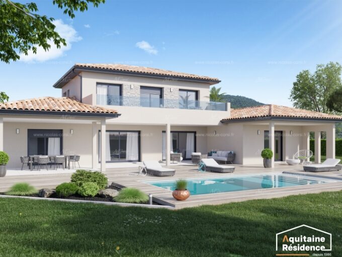 Aquitaine Residence CONSTRUCTION MAISON LANGON Villa 1 2