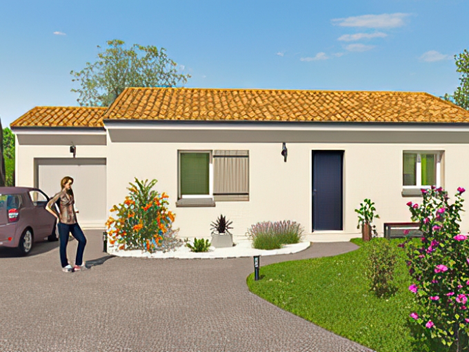 Maison plain-pied 74 m²