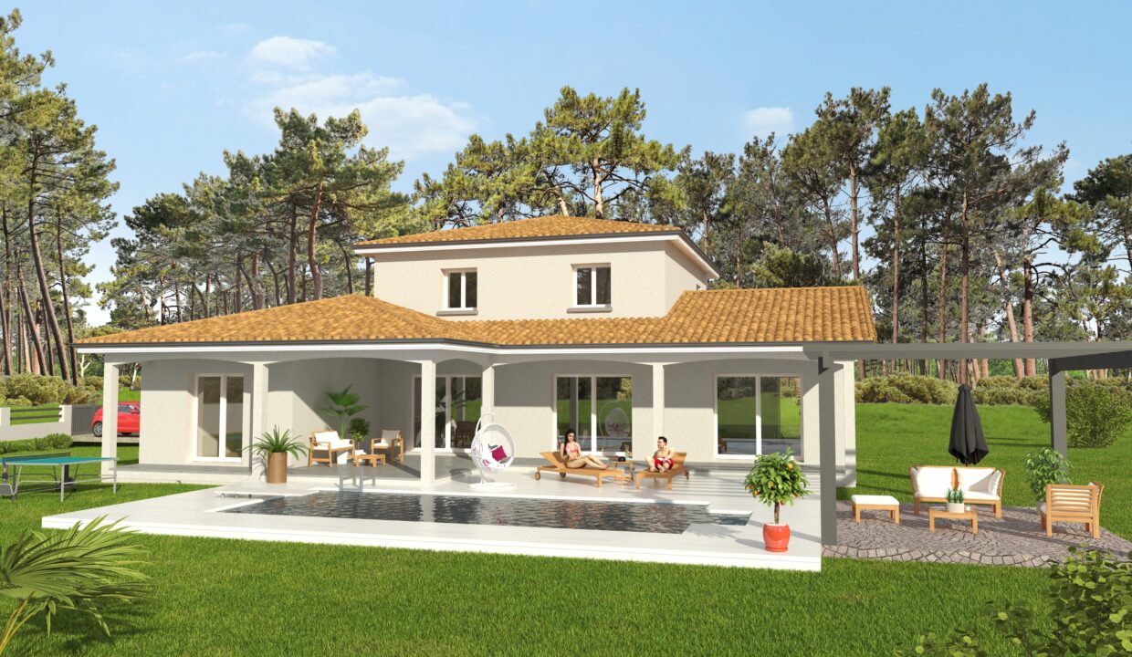 Aquitaine Residence CONSTRUCTION MAISON LANGON COTE PISCINE