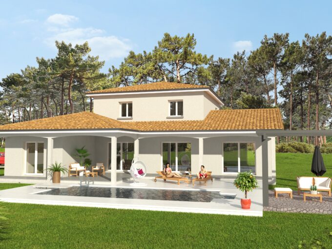 Aquitaine Residence CONSTRUCTION MAISON LANGON COTE PISCINE