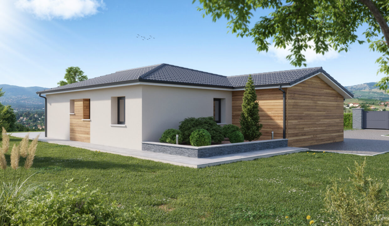 Aquitaine Residence CONSTRUCTION MAISON LANGON VILLA 4 ARRIERE ORIGINAL