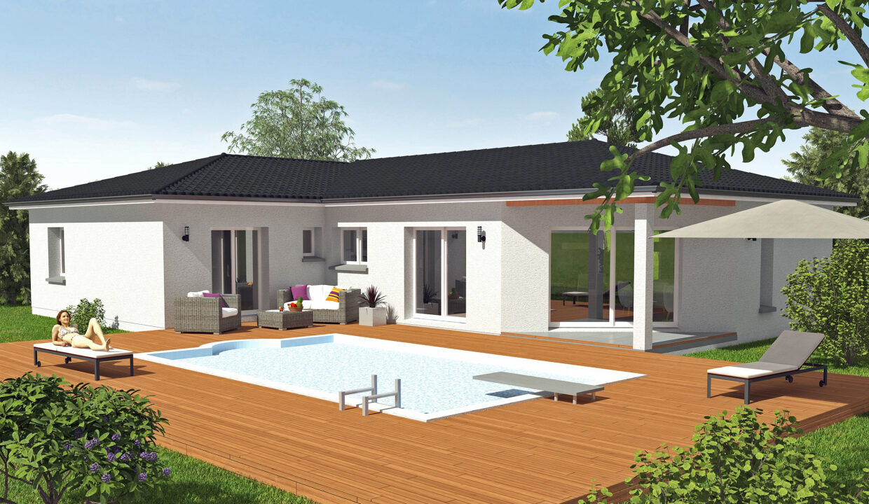 Aquitaine Residence CONSTRUCTION MAISON LANGON VUE EXT SUD