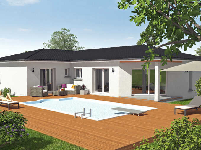 Aquitaine Residence CONSTRUCTION MAISON LANGON VUE EXT SUD