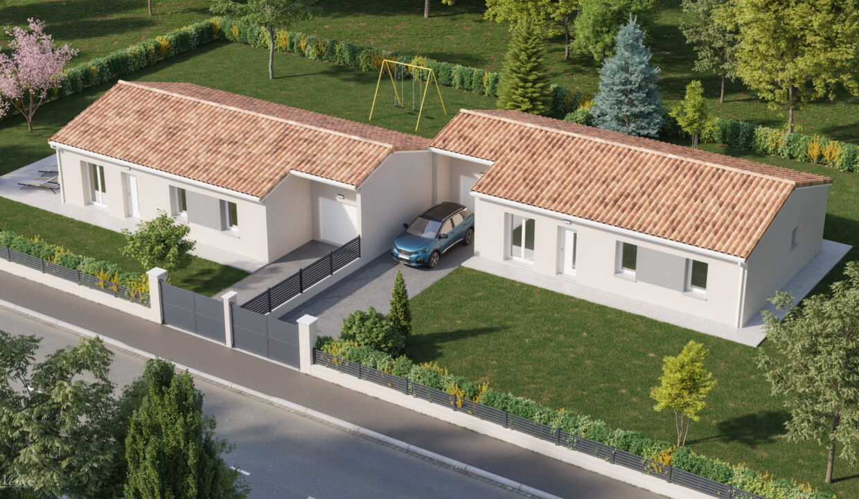 Aquitaine Residence CONSTRUCTION MAISON LANGON VILLAS 2 AVANT