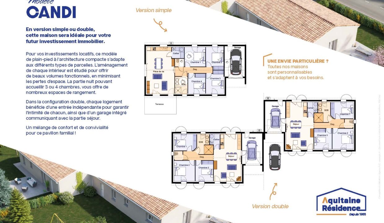 Aquitaine Residence CONSTRUCTION MAISON LANGON MODELE CANDI Page 2