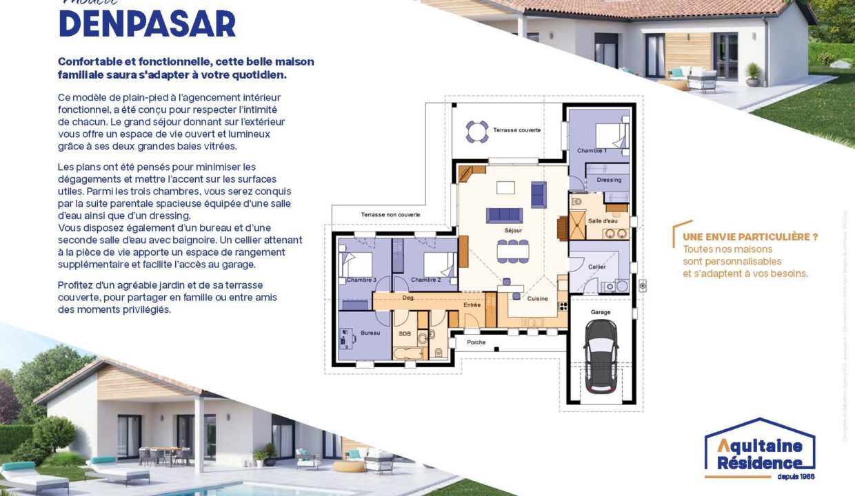 Aquitaine Residence CONSTRUCTION MAISON LANGON MODELE DENPASAR Page 2 1