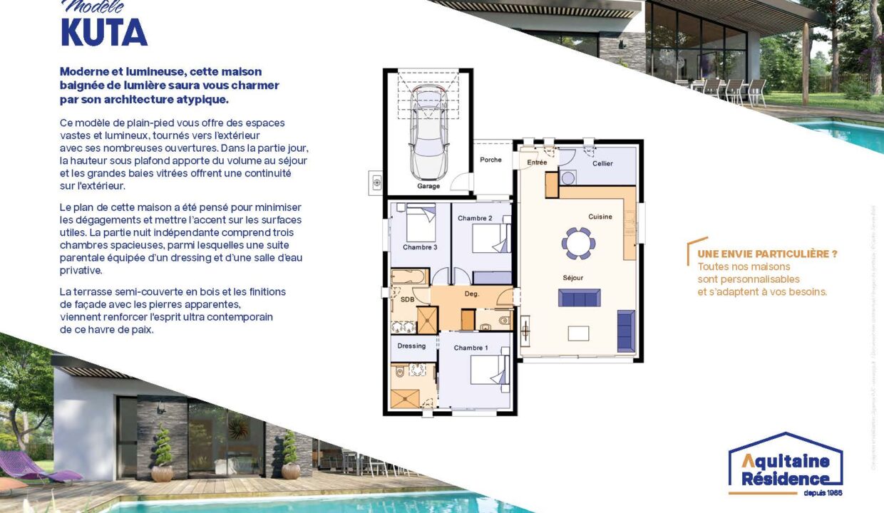 Aquitaine Residence CONSTRUCTION MAISON LANGON MODELE KUTA Page 2