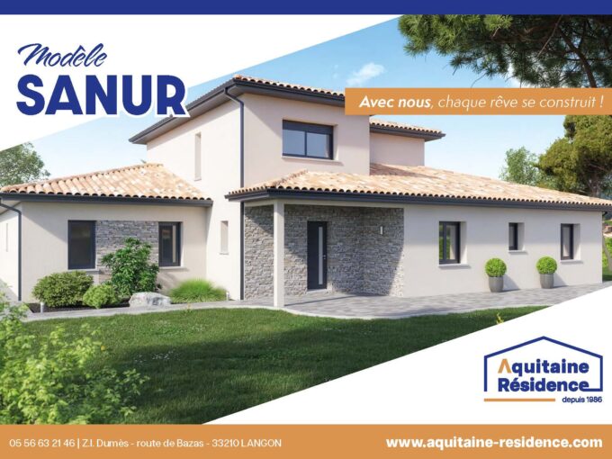 Aquitaine Residence CONSTRUCTION MAISON LANGON MODELE SANUR Page 1