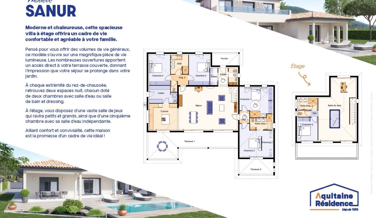 Aquitaine Residence CONSTRUCTION MAISON LANGON MODELE SANUR Page 2