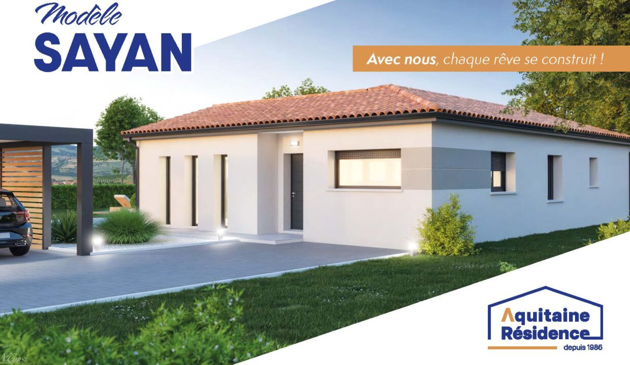 Aquitaine Residence CONSTRUCTION MAISON LANGON MODELE SAYAN Page 1