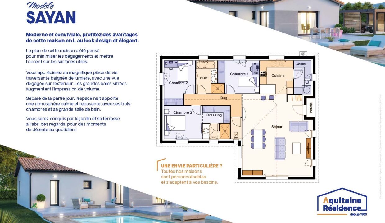 Aquitaine Residence CONSTRUCTION MAISON LANGON MODELE SAYAN Page 2