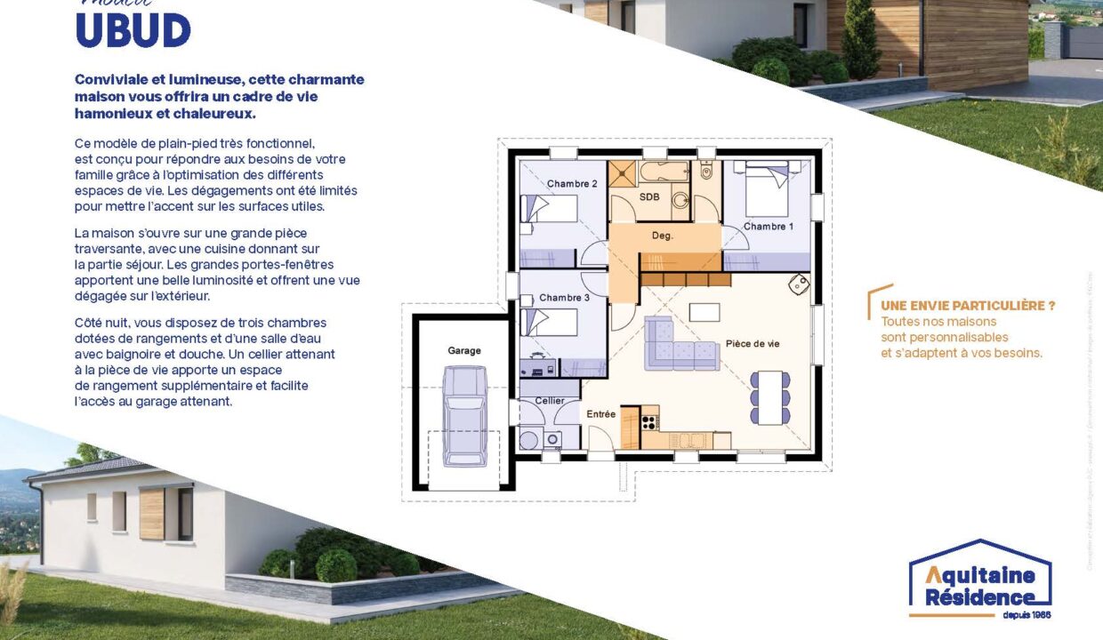 Aquitaine Residence CONSTRUCTION MAISON LANGON MODELE UBUD Page 2